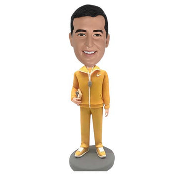 Coach Bobblehead custom in Nike uniform